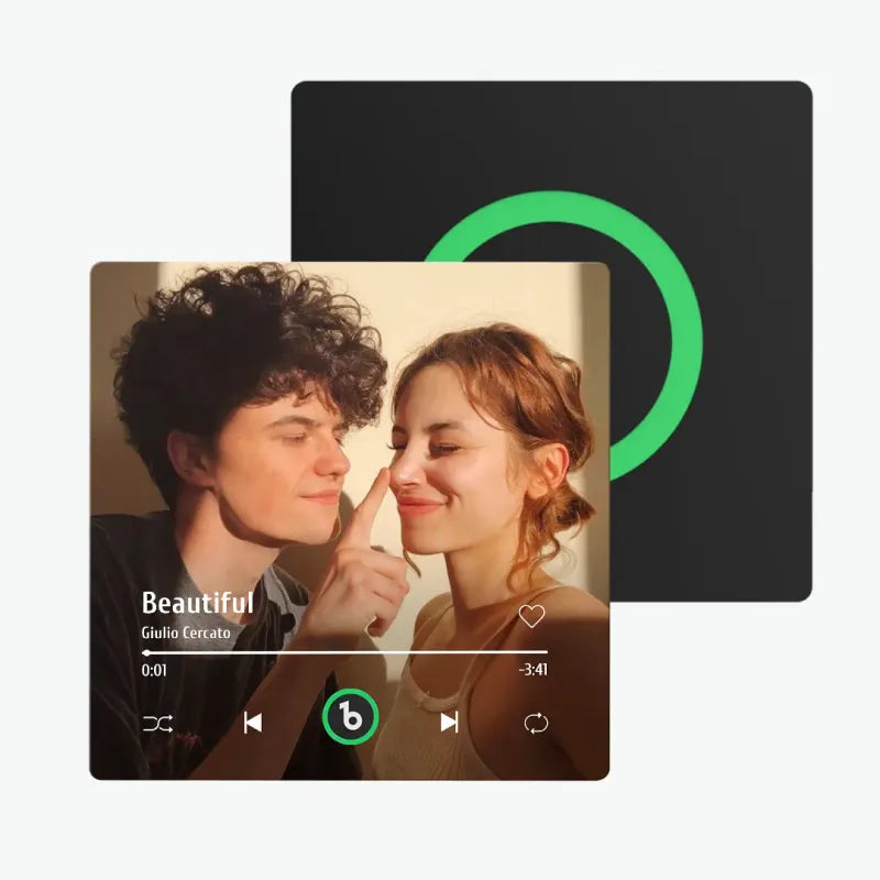 Custom Music Fridge Magnet Personalized Album Fridge Magnet That Can Be Played Song Anniversary Gift for Couple